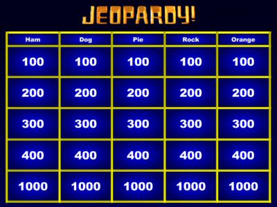 Jeopardy Maker