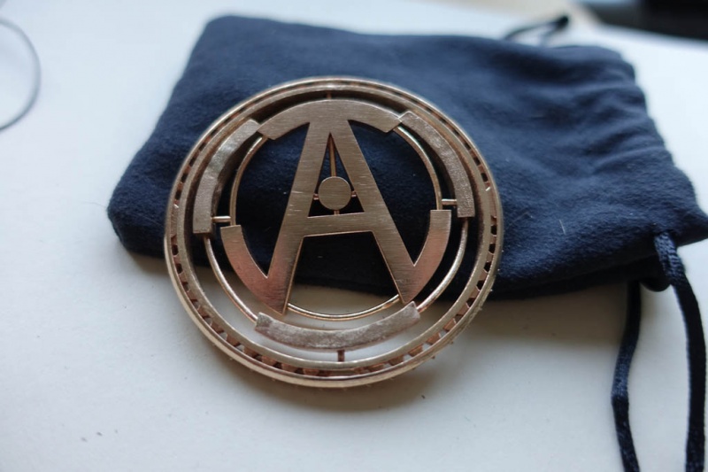 3D Printed Autodidactic I Medallion